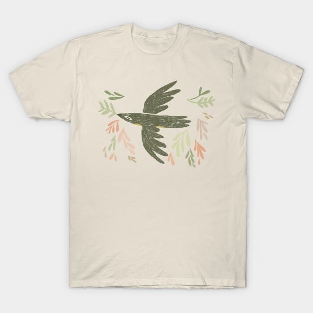 Flying Bird T-Shirt by Rania Younis